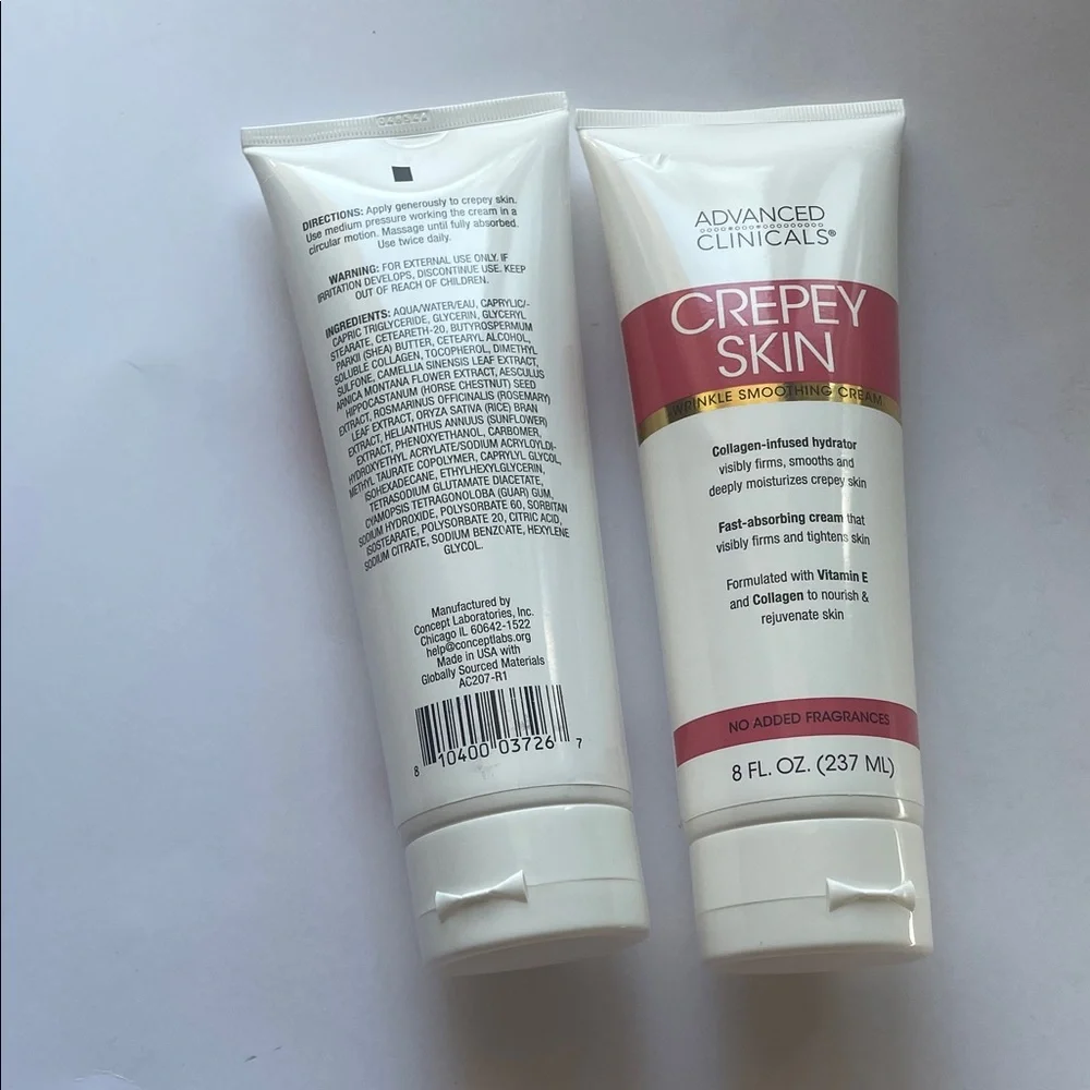 Advanced Clinicals Crepey Skin Smoothing